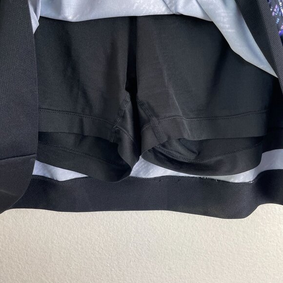 EP New York Womens XL Texture Print Black Multi Golf Skort Pull On Stretch - Picture 6 of 9
